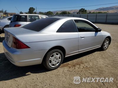 Trzecie zdjęcie samochodu z tyłu: 2002 HONDA CIVIC LX VIN:1HGEM22562L082513 - miniatura