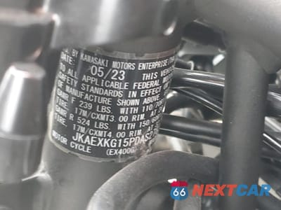 Zdjęcie 9 z 10 samochodu: 2023 KAWASAKI EX400 VIN:JKAEXKG15PDAS2782 - miniatura