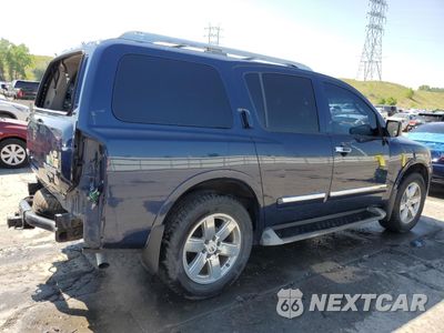 Trzecie zdjęcie samochodu z tyłu: 2011 NISSAN ARMADA PLATINUM VIN:5N1BA0NE0BN602635 - miniatura