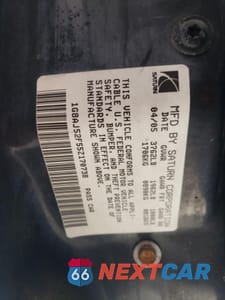 Zdjęcie 14 z 14 samochodu: 2005 SATURN ION LEVEL 2 VIN:1G8AJ52F55Z170738 - miniatura
