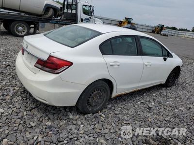 Trzecie zdjęcie samochodu z tyłu: 2014 HONDA CIVIC LX VIN:19XFB2F57EE244973 - miniatura
