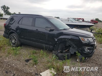 Czwarte zdjęcie samochodu z boku: 2017 FORD EXPLORER SPORT VIN:1FM5K8GT3HGC81062 - miniatura
