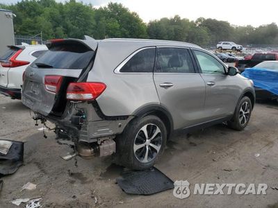 Trzecie zdjęcie samochodu z tyłu: 2018 KIA SORENTO EX VIN:5XYPHDA55JG370316 - miniatura