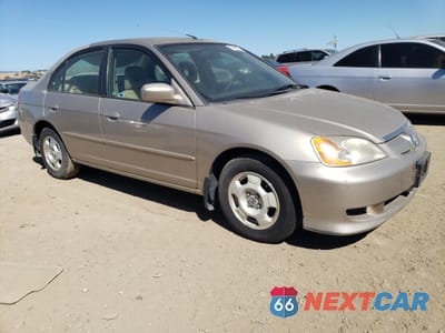 Czwarte zdjęcie samochodu z boku: 2003 HONDA CIVIC HYBRID VIN:JHMES96603S003665 - miniatura