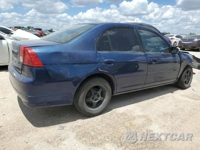 Trzecie zdjęcie samochodu z tyłu: 2005 HONDA CIVIC LX VIN:2HGES16575H509242 - miniatura