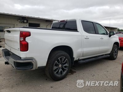 Trzecie zdjęcie samochodu z tyłu: 2023 CHEVROLET SILVERADO K1500 LT VIN:2GCUDDED5P1115538 - miniatura