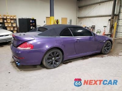 Trzecie zdjęcie samochodu z tyłu: 2008 BMW 650 I VIN:WBAEB53538CX60595 - miniatura