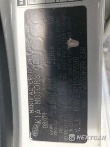 Zdjęcie 15 z 15 samochodu: 2005 KIA SPECTRA5 VIN:KNAFE161155077310 - miniatura