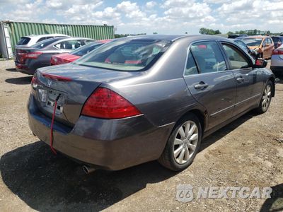 Trzecie zdjęcie samochodu z tyłu: 2007 HONDA ACCORD LX VIN:1HGCM66347A046927 - miniatura