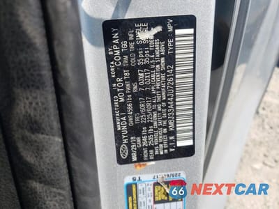 Zdjęcie 13 z 13 samochodu: 2018 HYUNDAI TUCSON SEL VIN:KM8J33A44JU726142 - miniatura