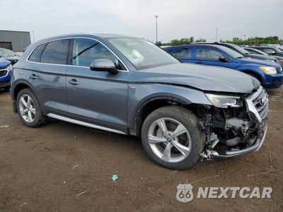 Czwarte zdjęcie samochodu z boku: 2018 AUDI Q5 PREMIUM PLUS VIN:WA1BNAFY9J2129870 - miniatura