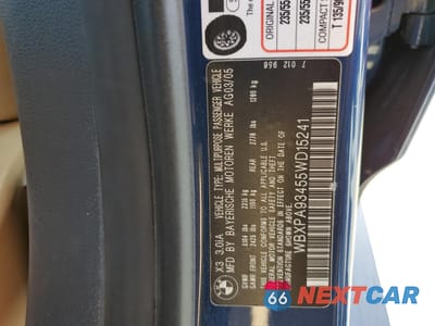 Zdjęcie 13 z 13 samochodu: 2005 BMW X3 3.0I VIN:WBXPA93455WD15241 - miniatura