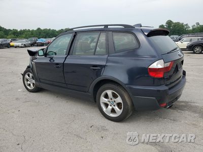 Drugie zdjęcie samochodu z przodu: 2008 BMW X3 3.0SI VIN:WBXPC934X8WJ13426 - miniatura