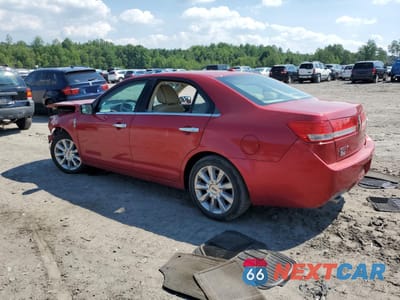 Drugie zdjęcie samochodu z przodu: 2010 LINCOLN MKZ VIN:3LNHL2JC2AR750625 - miniatura