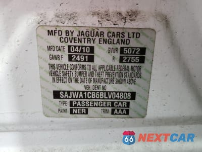 Zdjęcie 12 z 12 samochodu: 2011 JAGUAR XJ VIN:SAJWA1CB6BLV04808 - miniatura