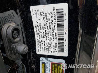 Zdjęcie 13 z 13 samochodu: 2014 HONDA CIVIC VIN:2HGFG3B55EH518450 - miniatura