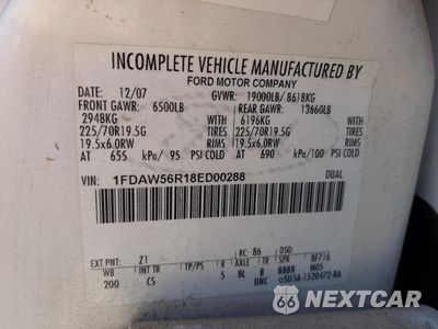 Zdjęcie 12 z 12 samochodu: 2008 FORD F550 SUPER DUTY VIN:1FDAW56R18ED00288 - miniatura
