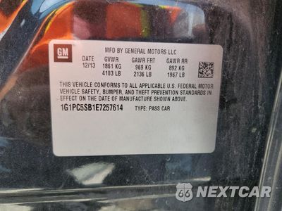 Zdjęcie 14 z 14 samochodu: 2014 CHEVROLET CRUZE LT VIN:1G1PC5SB1E7257614 - miniatura