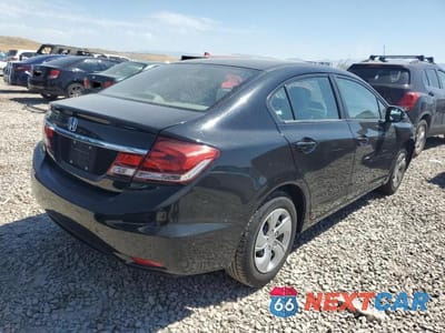 Trzecie zdjęcie samochodu z tyłu: 2013 HONDA CIVIC LX VIN:19XFB2F52DE216545 - miniatura