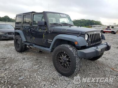 Czwarte zdjęcie samochodu z boku: 2016 JEEP WRANGLER UNLIMITED SPORT VIN:1C4BJWDG7GL156951 - miniatura