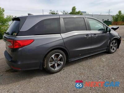 Trzecie zdjęcie samochodu z tyłu: 2020 HONDA ODYSSEY EX VIN:5FNRL6H41LB503745 - miniatura