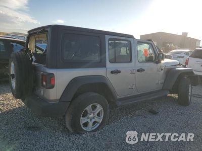 Trzecie zdjęcie samochodu z tyłu: 2020 JEEP WRANGLER UNLIMITED SPORT VIN:1C4HJXDN2LW198127 - miniatura