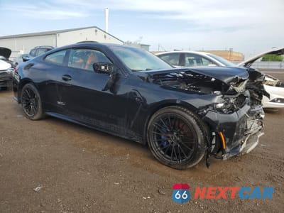 Czwarte zdjęcie samochodu z boku: 2022 BMW M4 COMPETITION VIN:WBS43AZ07NCK63568 - miniatura