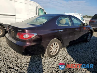 Trzecie zdjęcie samochodu z tyłu: 2004 LEXUS ES 330 VIN:JTHBA30G145019863 - miniatura