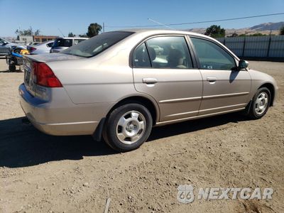 Trzecie zdjęcie samochodu z tyłu: 2003 HONDA CIVIC HYBRID VIN:JHMES96603S003665 - miniatura