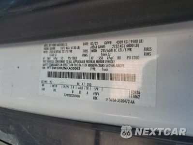 Zdjęcie 14 z 14 samochodu: 2022 FORD TRANSIT T-350 VIN:1FTBW3XK2NKA30063 - miniatura