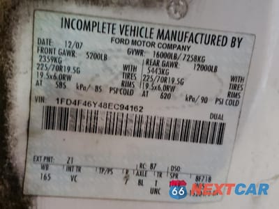 Zdjęcie 13 z 13 samochodu: 2008 FORD F450 SUPER DUTY VIN:1FD4F46Y48EC94162 - miniatura