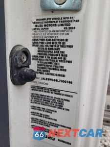 Zdjęcie 13 z 13 samochodu: 2020 ISUZU NRR VIN:JALE5W166L7300746 - miniatura