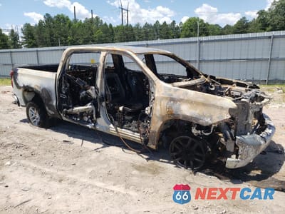 Czwarte zdjęcie samochodu z boku: 2021 CHEVROLET SILVERADO C1500 RST VIN:3GCPWDED6MG301194 - miniatura