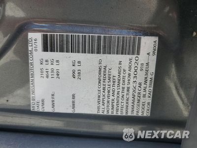 Zdjęcie 13 z 13 samochodu: 2016 NISSAN MAXIMA 3.5S VIN:1N4AA6AP2GC330020 - miniatura