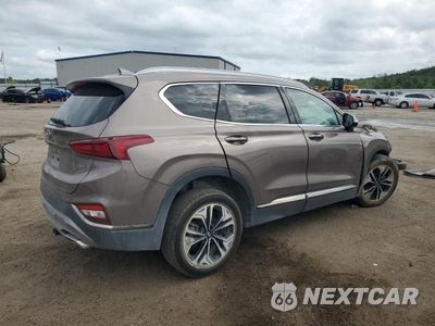 Trzecie zdjęcie samochodu z tyłu: 2020 HYUNDAI SANTA FE LIMITED VIN:5NMS53AA0LH272233 - miniatura