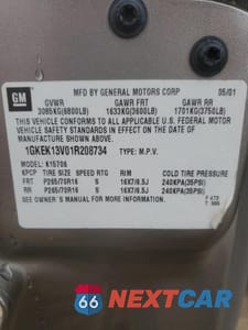 Zdjęcie 13 z 13 samochodu: 2001 GMC YUKON VIN:1GKEK13V01R208734 - miniatura