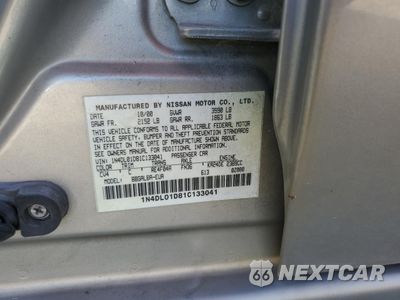 Zdjęcie 12 z 12 samochodu: 2001 NISSAN ALTIMA XE VIN:1N4DL01D81C133041 - miniatura
