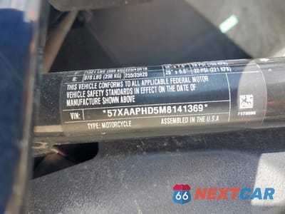 Zdjęcie 8 z 8 samochodu: 2021 POLARIS SLINGSHOT SL VIN:57XAAPHD5M8141369 - miniatura