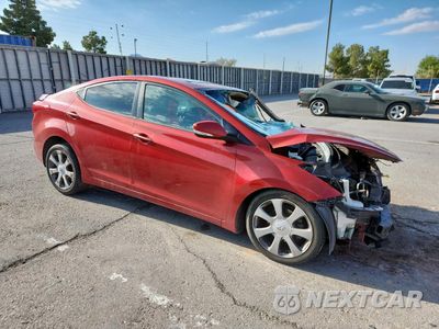 Czwarte zdjęcie samochodu z boku: 2013 HYUNDAI ELANTRA GLS VIN:KMHDH4AE2DU523025 - miniatura