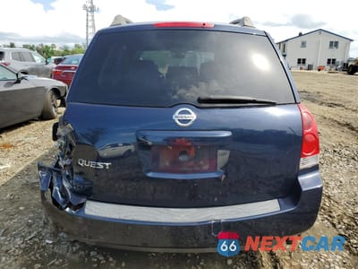 Zdjęcie 6 z 13 samochodu: 2006 NISSAN QUEST S VIN:5N1BV28U36N126454 - miniatura