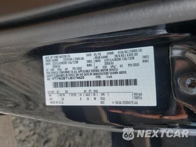 Zdjęcie 12 z 14 samochodu: 2018 FORD F250 SUPER DUTY VIN:1FT7W2BT1JEC74425 - miniatura