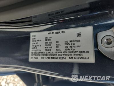 Zdjęcie 12 z 12 samochodu: 2021 TESLA MODEL 3 VIN:5YJ3E1EB3MF903054 - miniatura