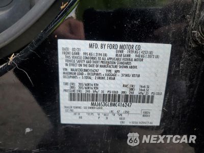 Zdjęcie 13 z 16 samochodu: 2021 FORD ECOSPORT SE VIN:MAJ6S3GL8MC416247 - miniatura