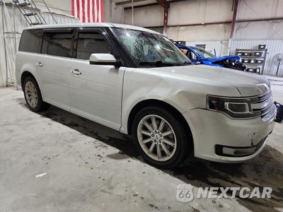 Czwarte zdjęcie samochodu z boku: 2019 FORD FLEX LIMITED VIN:2FMHK6D85KBA18491 - miniatura