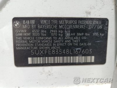 Zdjęcie 14 z 14 samochodu: 2008 BMW X5 4.8I VIN:5UXFE83548L167603 - miniatura