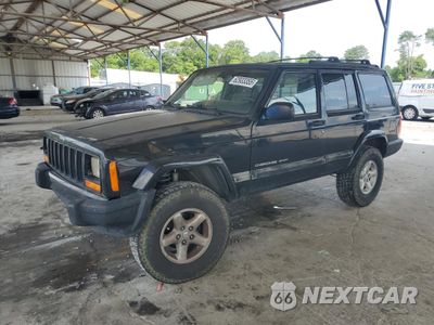 2001 JEEP CHEROKEE SPORT 1J4FF48S21L593568 - główne zdjęcie licytacji z USA - miniatura