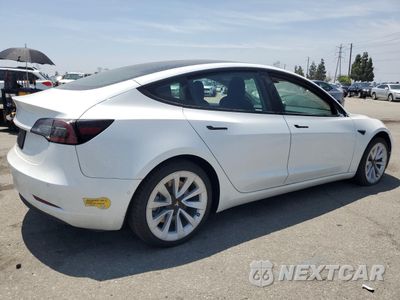 Trzecie zdjęcie samochodu z tyłu: 2021 TESLA MODEL 3 VIN:5YJ3E1EA7MF089627 - miniatura