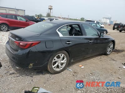 Trzecie zdjęcie samochodu z tyłu: 2022 INFINITI Q50 SENSORY VIN:JN1EV7CR7NM341554 - miniatura