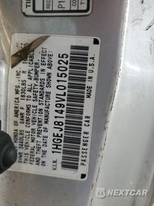 Zdjęcie 13 z 13 samochodu: 1997 HONDA CIVIC EX VIN:1HGEJ8149VL015025 - miniatura