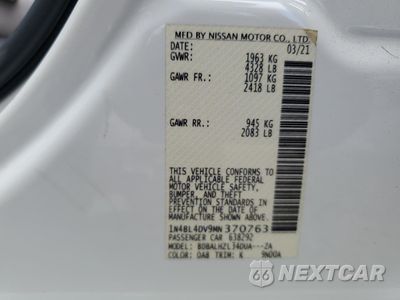 Zdjęcie 13 z 13 samochodu: 2021 NISSAN ALTIMA SV VIN:1N4BL4DV9MN370763 - miniatura